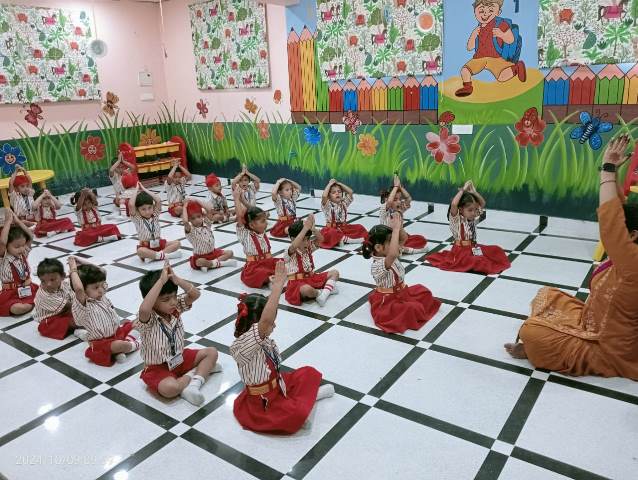 Pre Nursery Yoga Activity